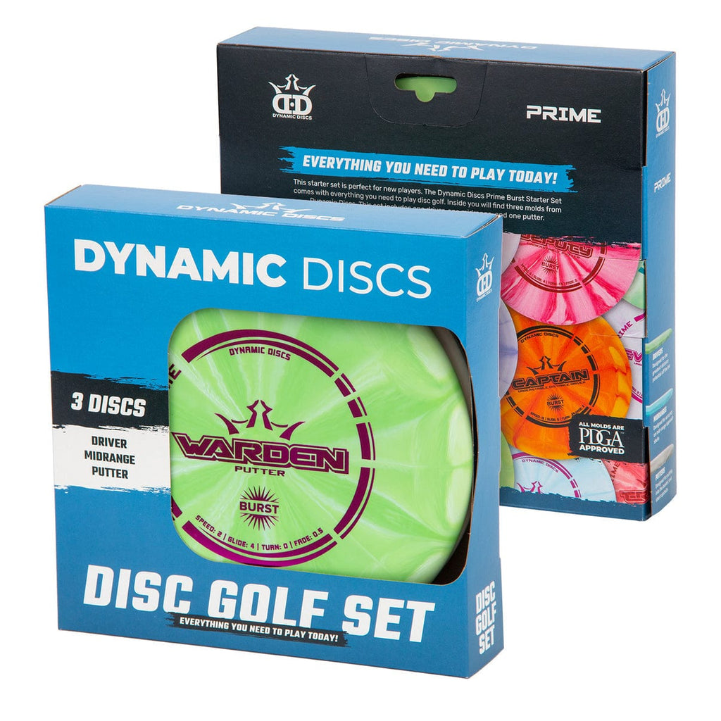 Disc Golf Starter Set (Dynamic Discs Prime Burst Disc Golf Starter Set –  Disc Republic