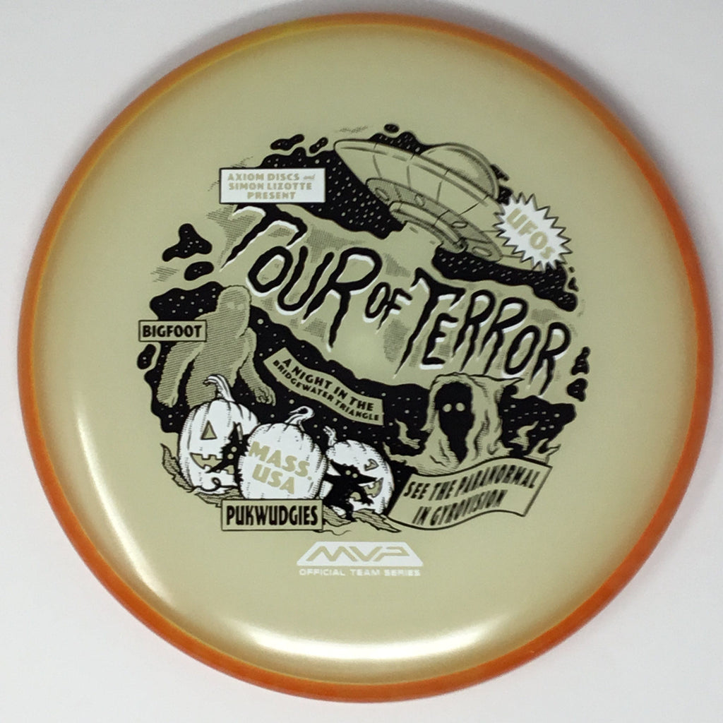 Axiom Discs Pixel (Eclipse 2.0 Glow - "Bridewater Triangle" Simon Lizotte 2024 Team Halloween Edition) Putt & Approach