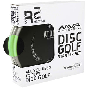 Disc Golf Starter Set (MVP Eclipse Glow R2 Neutron Box Set)