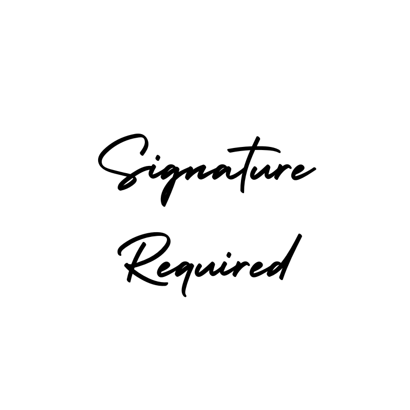 Disc Republic Signature Required On Delivery Insurance
