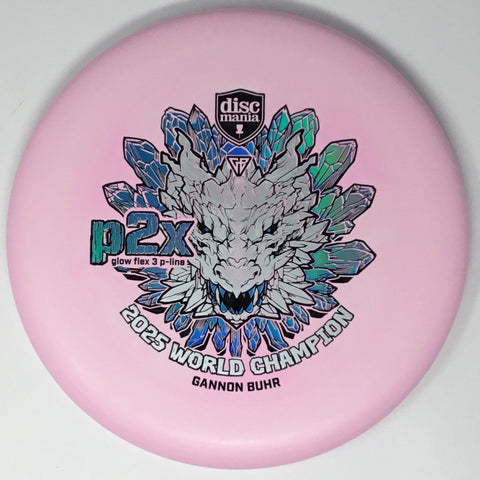 Discmania P2x (Glow Flex 3 P-Line - Gannon Buhr 2025 World Champion) Putt & Approach