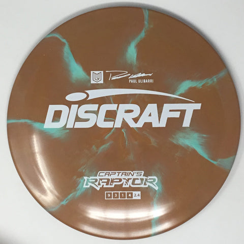 Discraft Captain's Raptor (Special Blend ESP Swirl, Paul Ulibarri 2022 Limited Edition) Fairway Driver