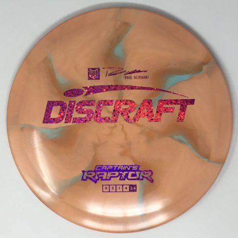 Discraft Captain's Raptor (Special Blend ESP Swirl - Paul Ulibarri 2022 Limited Edition) Fairway Driver