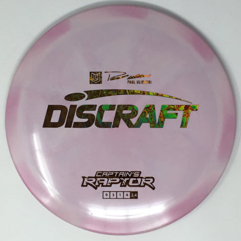 Discraft Captain's Raptor (Special Blend ESP Swirl - Paul Ulibarri 2022 Limited Edition) Fairway Driver