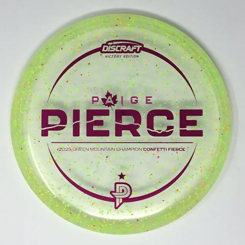 Discraft Fierce (Z Confetti, Paige Pierce 2025 Green Mountain Champion) Putt & Approach