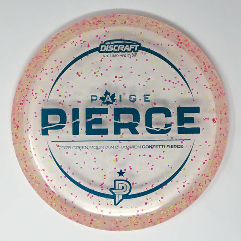 Discraft Fierce (Z Confetti, Paige Pierce 2025 Green Mountain Champion) Putt & Approach
