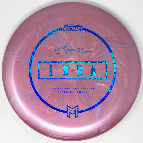 Discraft Luna (Titanium Swirl - 2024 Champions Cup Limited Edition) Putt & Approach