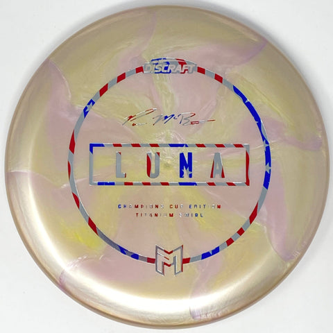 Discraft Luna (Titanium Swirl - 2024 Champions Cup Limited Edition) Putt & Approach