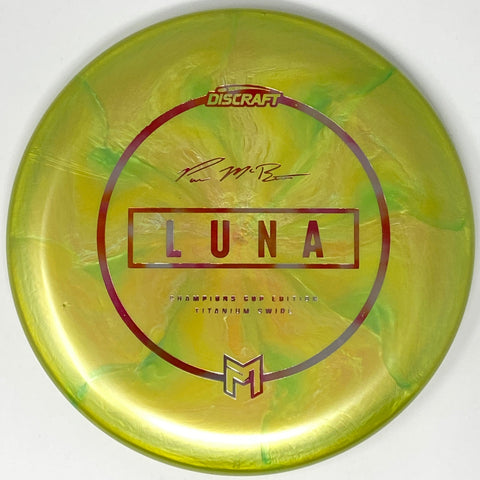 Discraft Luna (Titanium Swirl - 2024 Champions Cup Limited Edition) Putt & Approach