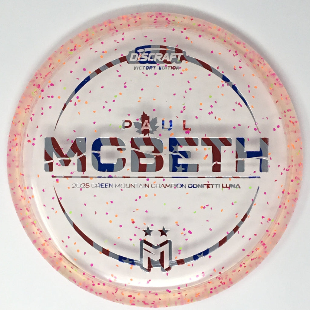 Discraft Luna (Z Confetti - Paul McBeth 2025 Green Mountain Champion) Putt & Approach