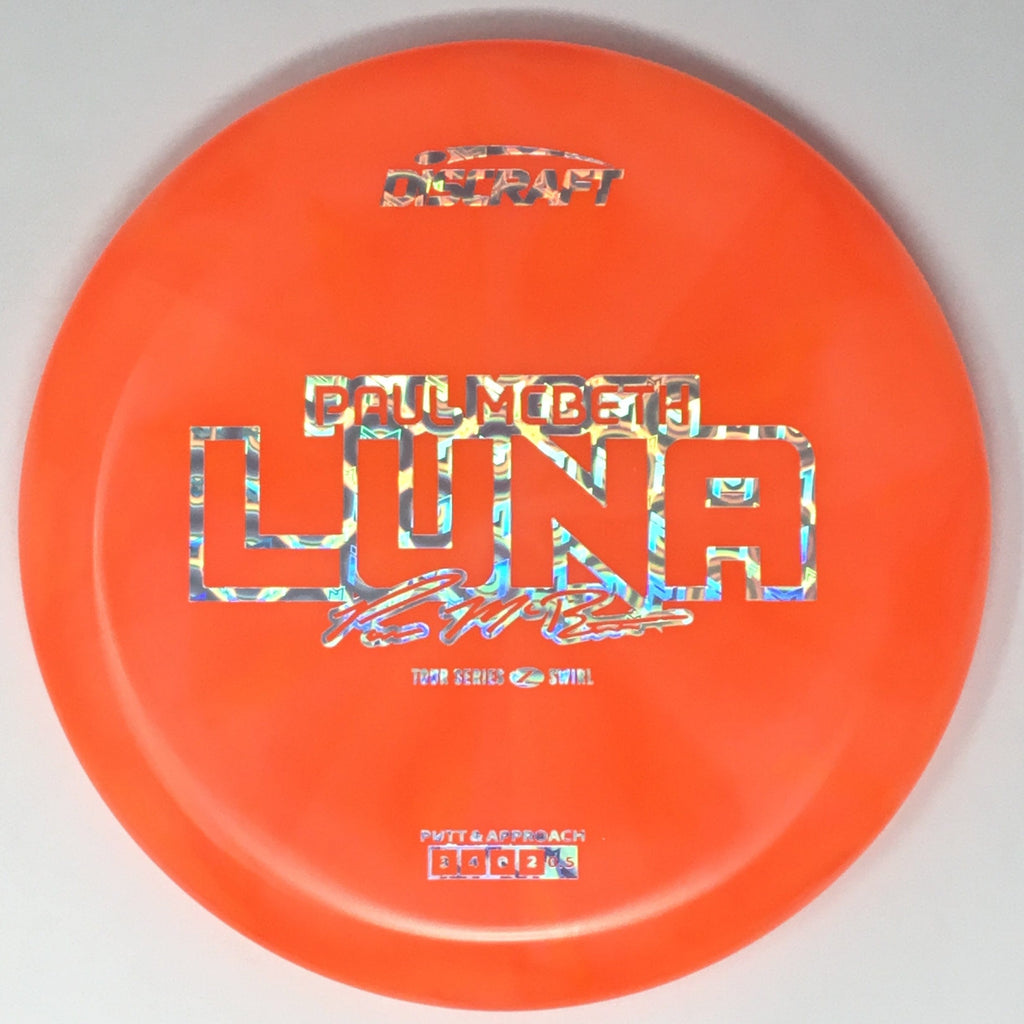 Discraft Luna (Z Swirl - Paul McBeth 2025 Tour Series) Putt & Approach