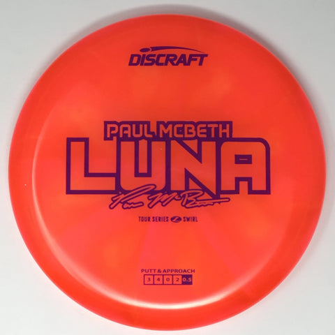 Discraft Luna (Z Swirl - Paul McBeth 2025 Tour Series) Putt & Approach