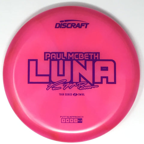 Discraft Luna (Z Swirl - Paul McBeth 2025 Tour Series) Putt & Approach
