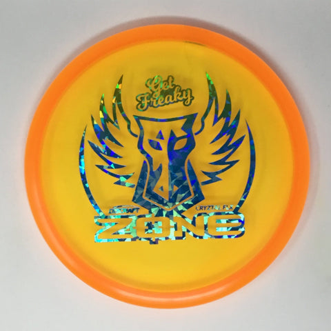 Discraft Zone (CryZtal FLX - Brodie Smith "Get Freaky" NEW Stamp) Putt & Approach