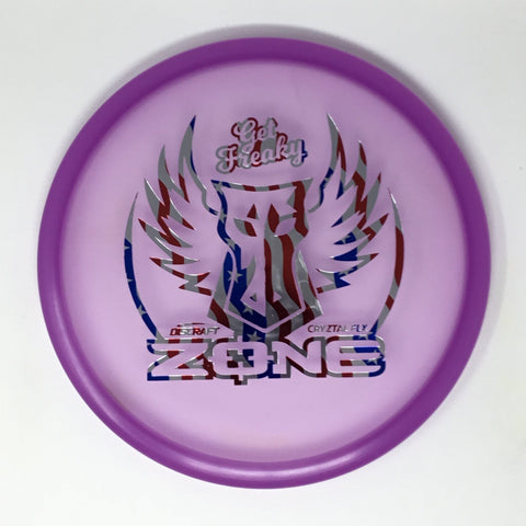 Discraft Zone (CryZtal FLX - Brodie Smith "Get Freaky" NEW Stamp) Putt & Approach