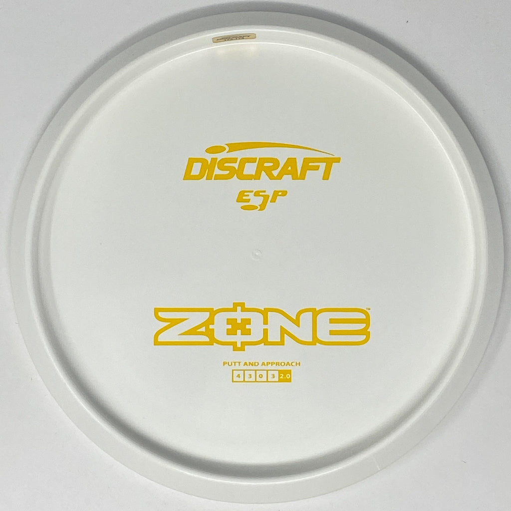 Discraft Zone (ESP - White/Dyeable Bottom Stamped) Putt & Approach