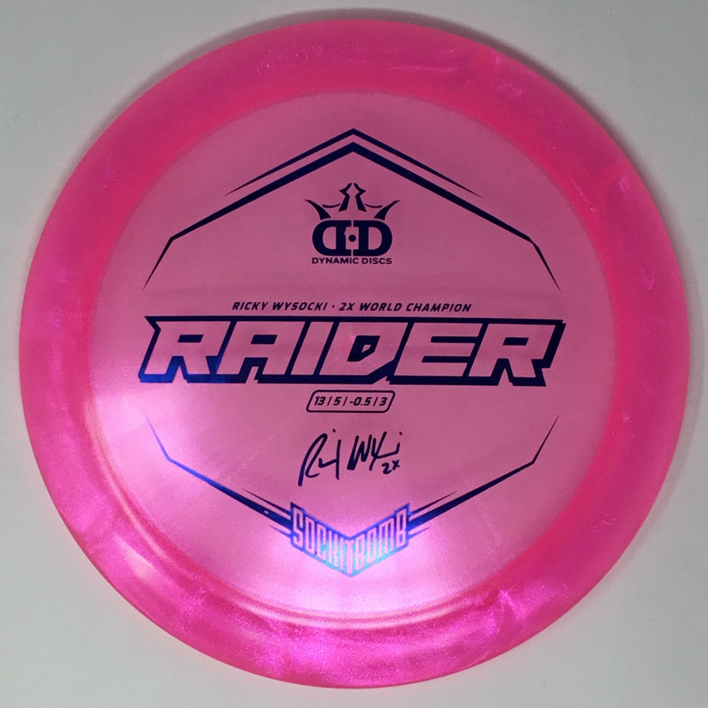 Dynamic Discs Raider (Lucid Ice Glimmer, Ricky Wysocki "Sockibomb" 2x World Champion) Distance Driver