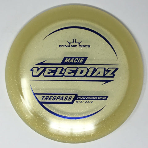 Dynamic Discs Trespass (Lucid Gold Metal Flake - Macie Velediaz 2025 Tour Series) Distance Driver