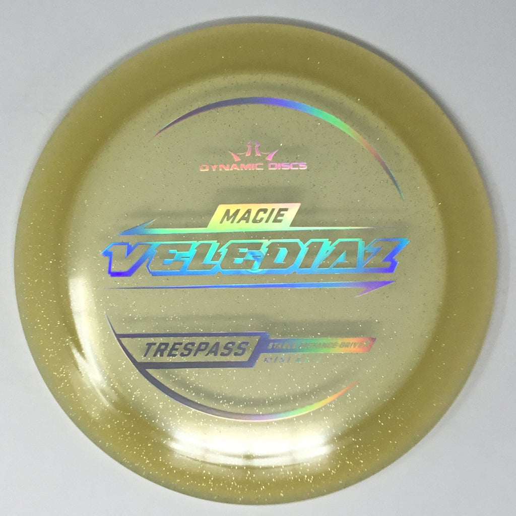 Dynamic Discs Trespass (Lucid Gold Metal Flake - Macie Velediaz 2025 Tour Series) Distance Driver
