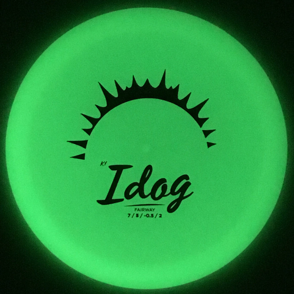 Kastaplast K1 Glow Idog - Disc Golf 7 Speed Fairway Driver