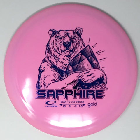 Latitude 64 Sapphire (Gold, Bear) Distance Driver