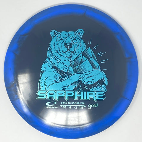 Latitude 64 Sapphire (Gold Orbit - Inverted Stamp) Distance Driver