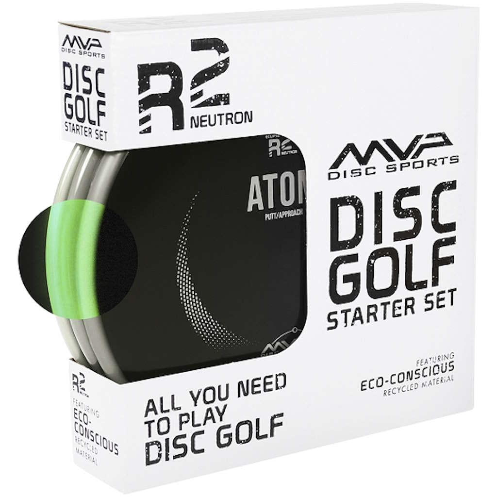 MVP Disc Sports Disc Golf Starter Set (MVP Eclipse Glow R2 Neutron Box Set) Starter Set