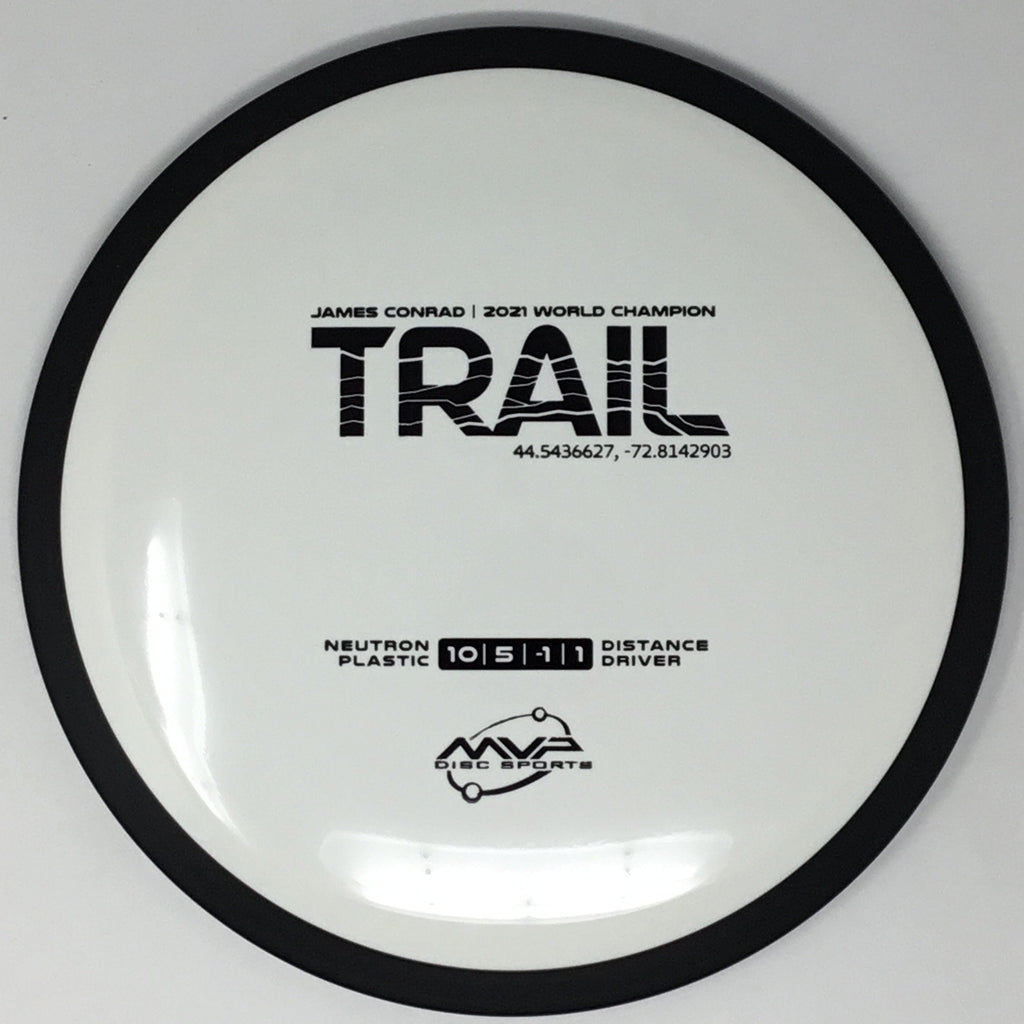 MVP Disc Sports Trail (Neutron - James Conrad Line - White/Dyeable) Distance Driver