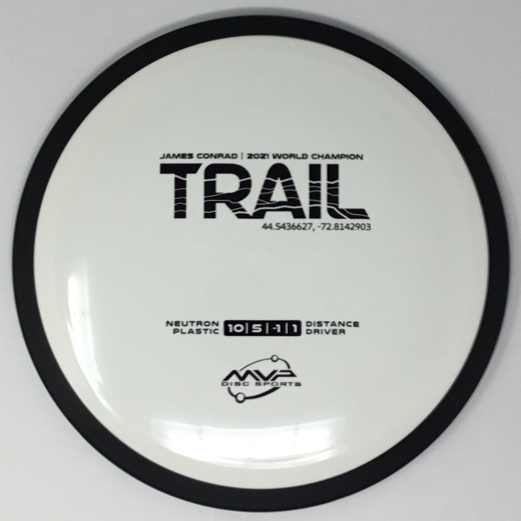 MVP Disc Sports Trail (Neutron - James Conrad Line - White/Dyeable) Distance Driver