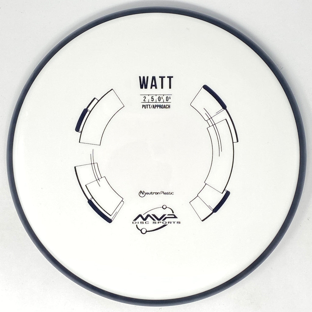 MVP Disc Sports Watt (Neutron - White/Dyeable) Putt & Approach