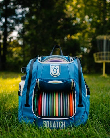 Squatch Disc Golf Squatch Disc Golf Bag (Lore 2.0 Bag with Cooler, 28+ Disc Capacity) Bag
