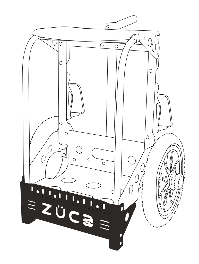 Zuca ZÜCA Accessory (Backpack LG Disc Golf Cart Front-Wrapper) Bag