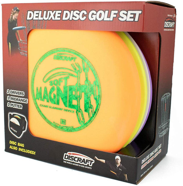 Discraft Disc Golf Starter Set (Discraft Deluxe Disc Golf Starter Set with Bag) Starter Set
