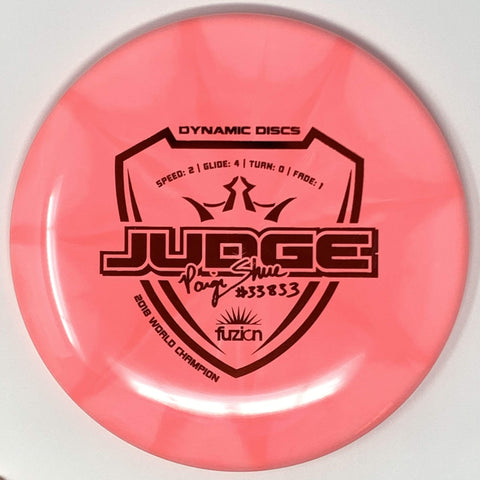 Dynamic Discs Judge (Fuzion Burst, Paige Shue 2018 World Champion) Putt & Approach