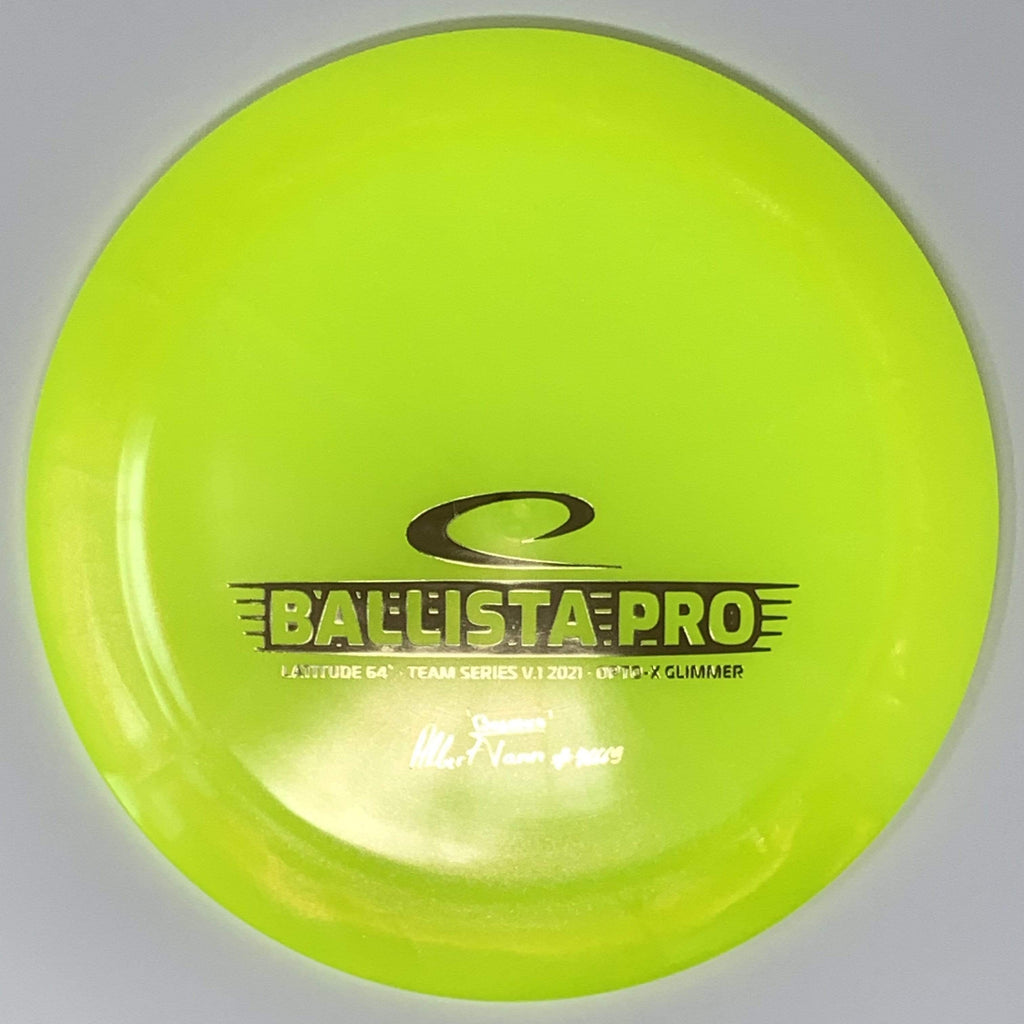 Latitude 64 Ballista Pro (Opto-X Glimmer, Albert Tamm 2021 V1 Team Series) Distance Driver