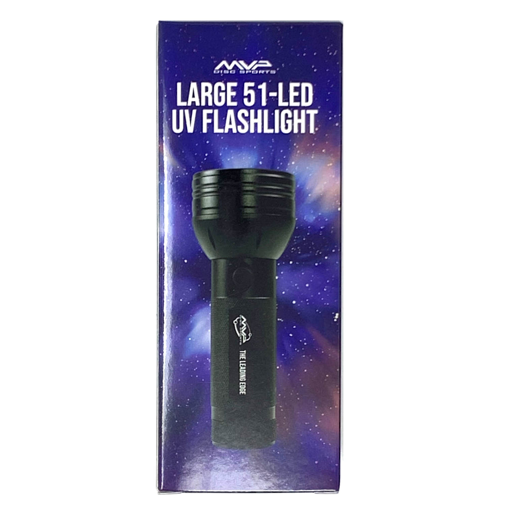 MVP UV Flashlight (MVP Eclipse Large Flashlight, 51-LED) – Disc