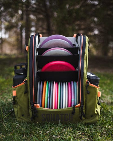 Squatch Disc Golf Squatch Disc Golf Bag (Link Disc Golf Bag with Cooler, 30+ Disc Capacity) Bag