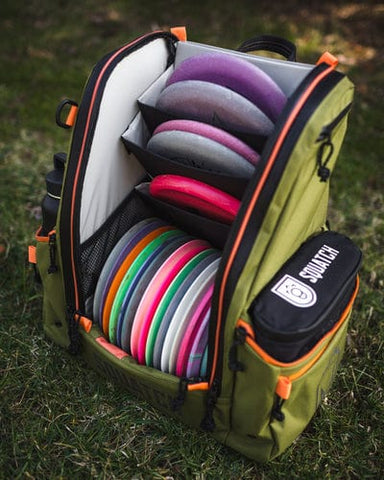 Squatch Disc Golf Squatch Disc Golf Bag (Link Disc Golf Bag with Cooler, 30+ Disc Capacity) Bag