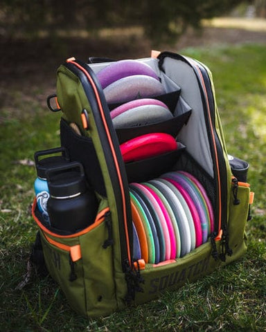 Squatch Disc Golf Squatch Disc Golf Bag (Link Disc Golf Bag with Cooler, 30+ Disc Capacity) Bag