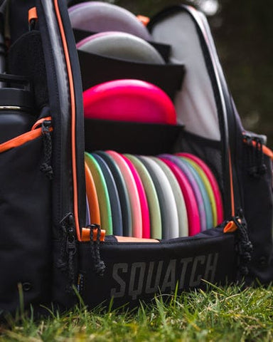 Squatch Disc Golf Squatch Disc Golf Bag (Link Disc Golf Bag with Cooler, 30+ Disc Capacity) Bag