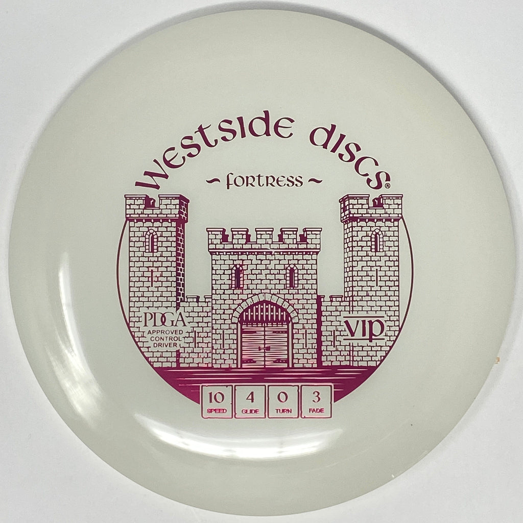 Westside Discs Fortress (VIP - White/Dyeable) Distance Driver