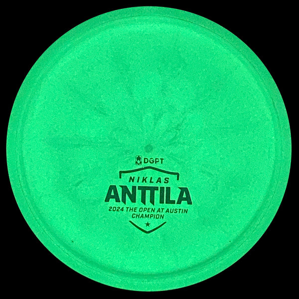 P1 (D-Line Flex 3 Glow - Niklas Anttila 2024 The Open at Austin Champion - Bottom Stamp)