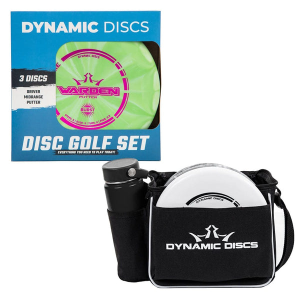Disc Golf Starter Set (Dynamic Discs Disc Golf Starter Set + Cadet Shoulder Bag)