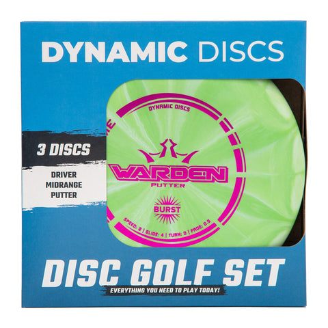 Disc Golf Starter Set (Dynamic Discs Prime Burst Disc Golf Starter Set)