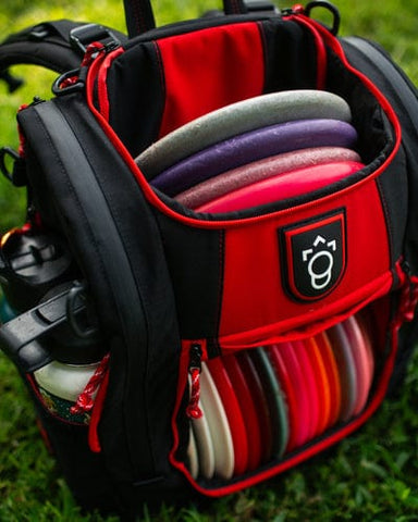Squatch Disc Golf Bag (Drew Gibson Lore Bag with Cooler, 28+ Disc Capacity)