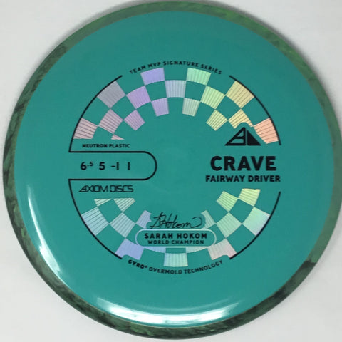 Axiom Discs Crave (Neutron - Sarah Hokom Signature Edition) Fairway Driver