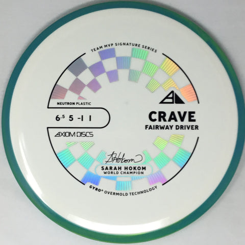 Axiom Discs Crave (Neutron - Sarah Hokom Signature Edition) Fairway Driver