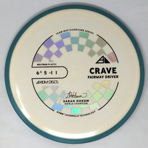 Axiom Discs Crave (Neutron - Sarah Hokom Signature Edition) Fairway Driver