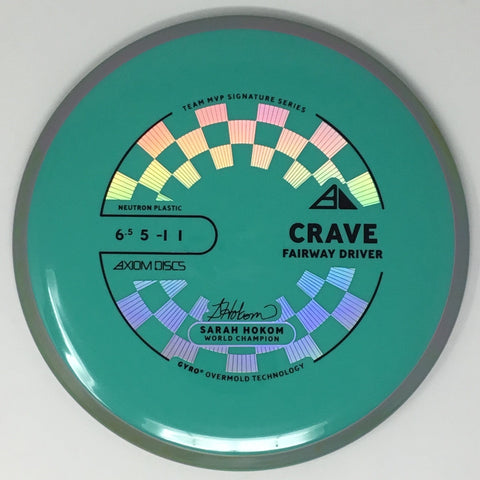 Axiom Discs Crave (Neutron - Sarah Hokom Signature Edition Project Lab Coat) Fairway Driver