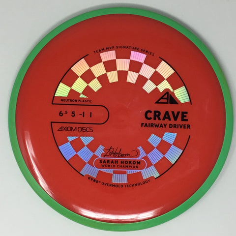 Axiom Discs Crave (Neutron - Sarah Hokom Signature Edition Project Lab Coat) Fairway Driver